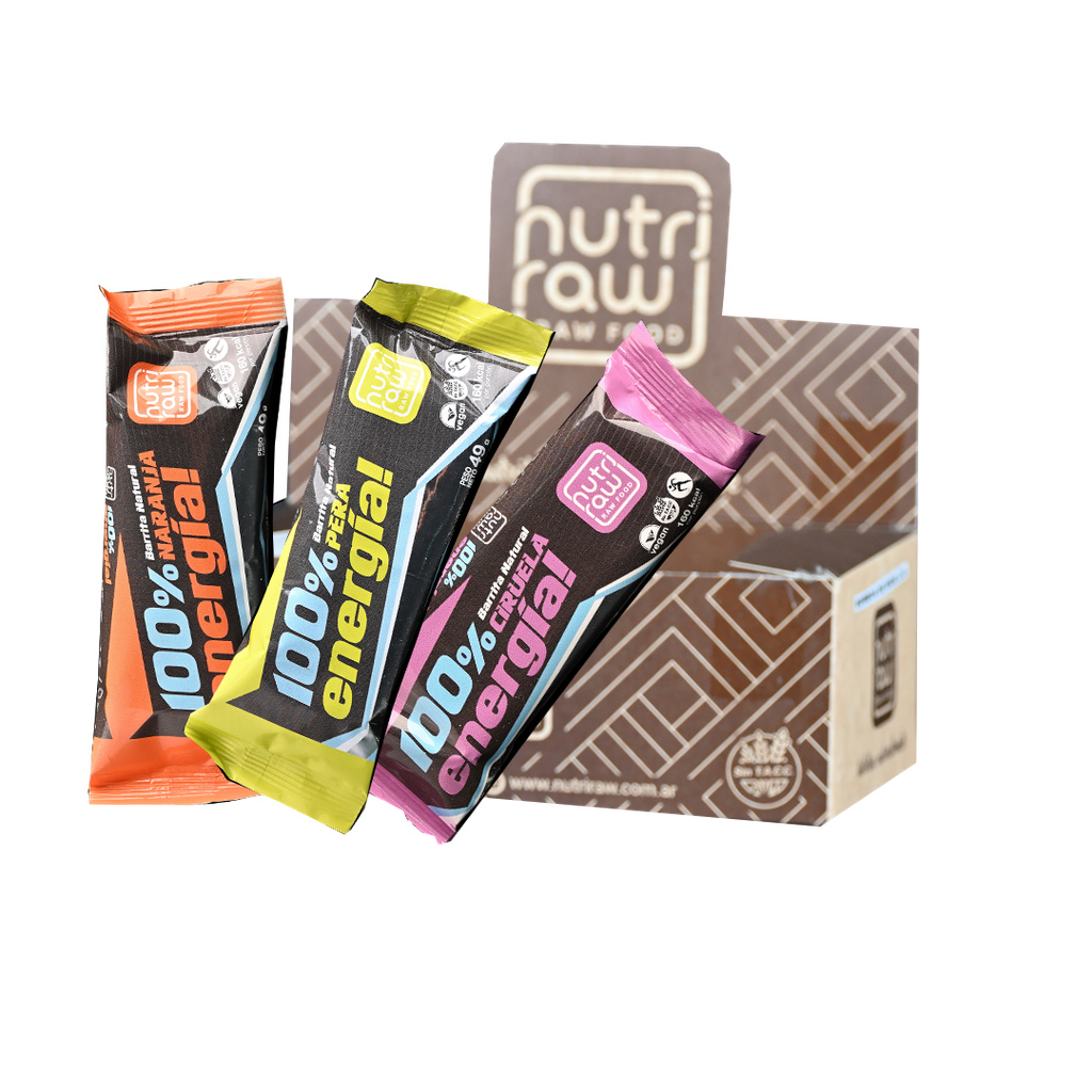 Caja x12 barritas energeticas - SURTIDAS - Nutriraw