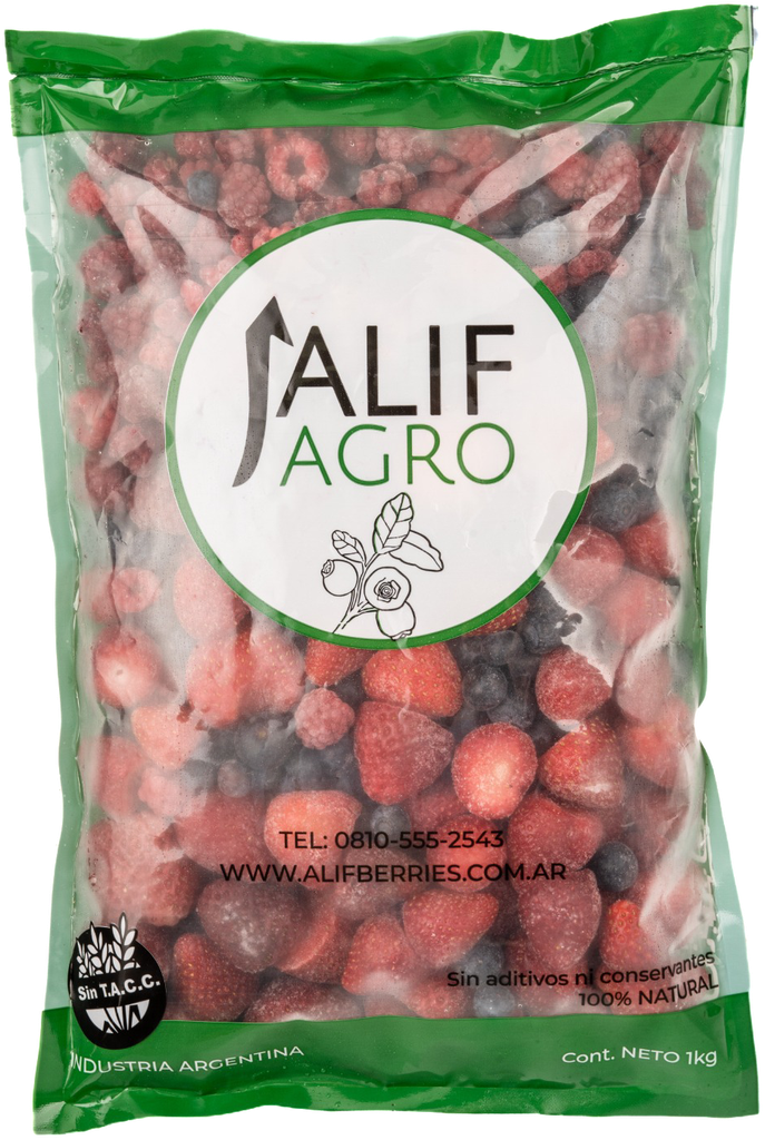 MIX PATAGONICO (arandanos, frambuesas y frutillas) x1kg - Alif