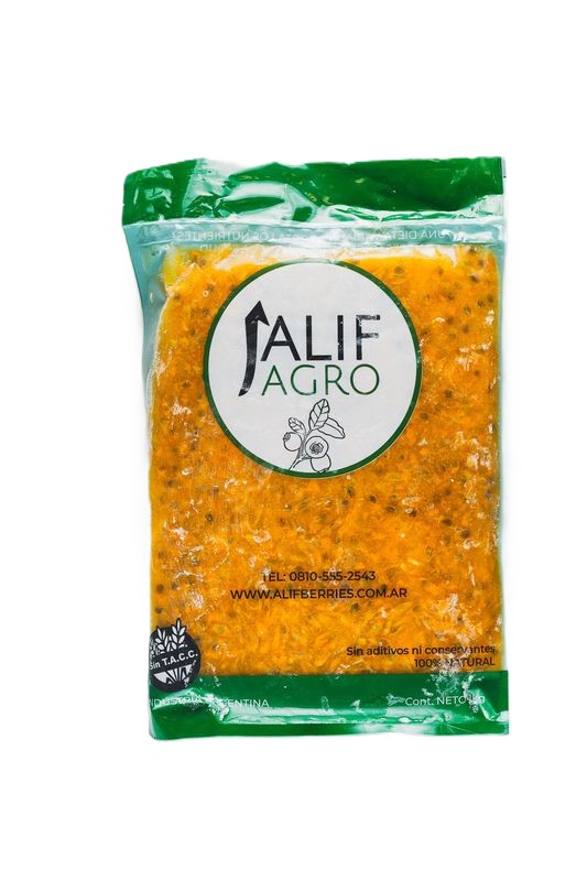 Pulpa de MARACUYA c/SEMILLAS x1kg - Alif