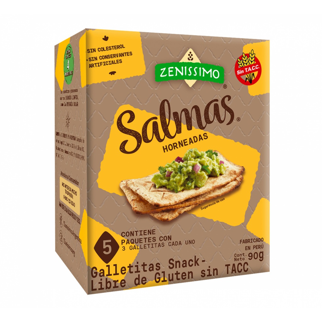 Salmas Galletitas Horneadas - Zenissimo