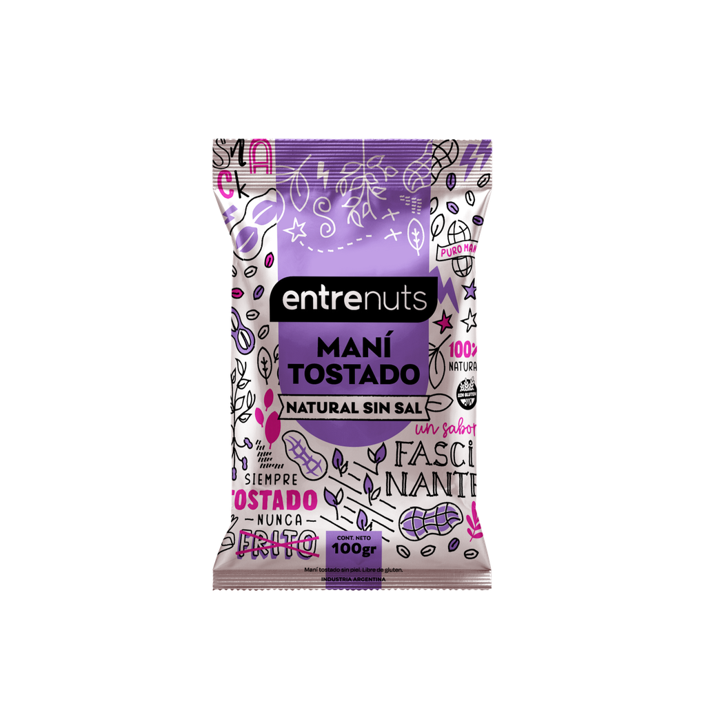 Mani S/SAL x100g - Entrenuts