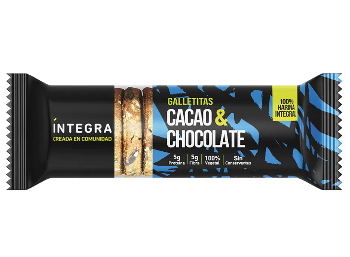 Galletitas de CACAO y CHOCOLATE x200g - Integra