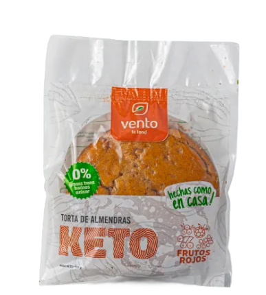 Torta KETO c/FRUTOS ROJOS - Vento