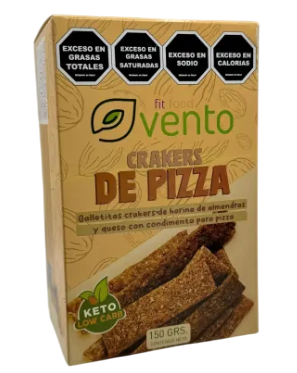 Crackers KETO sabor PIZZA x200g - Vento
