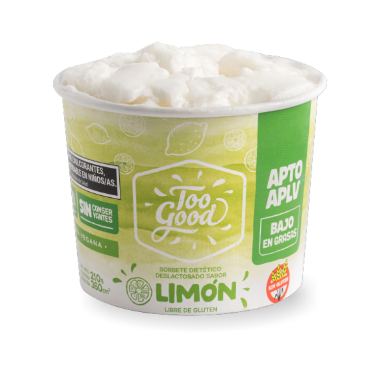 Helado VEGANO - LIMON - Too Good
