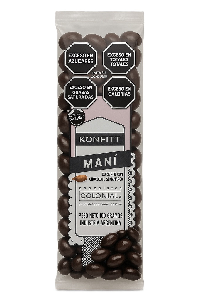 MANI c/CHOCOLATE semiamargo - Colonial