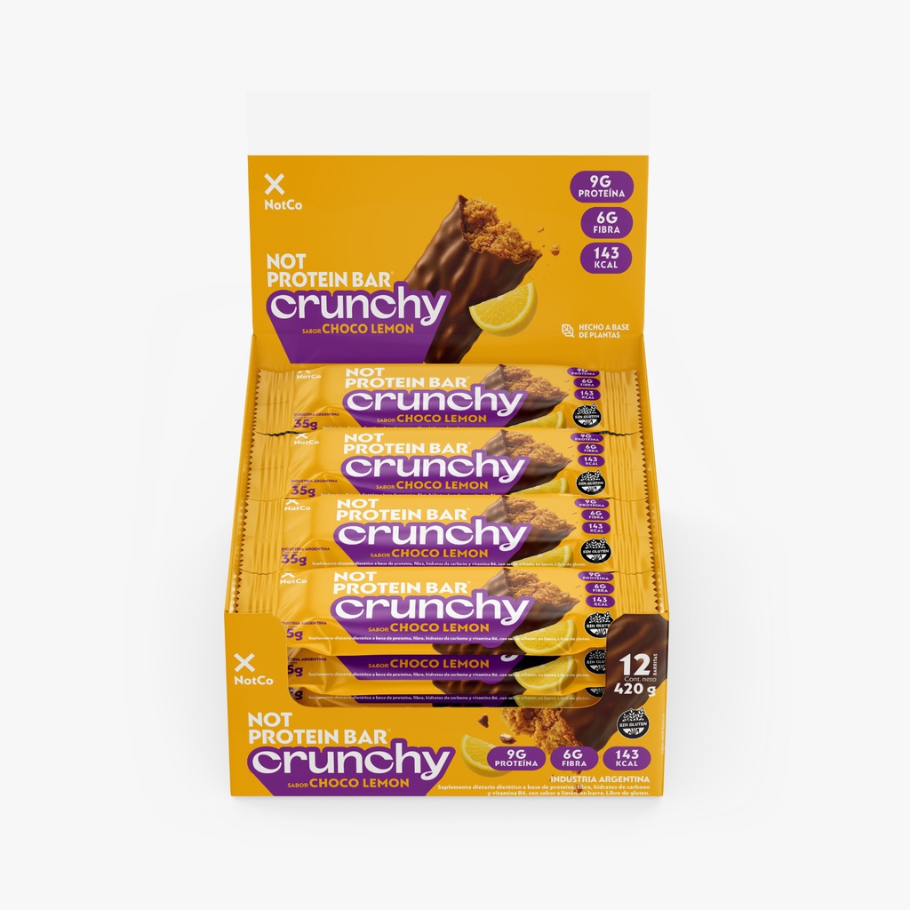 NotProteinBar crunchy CHOCOLEMON x12u - NotCo