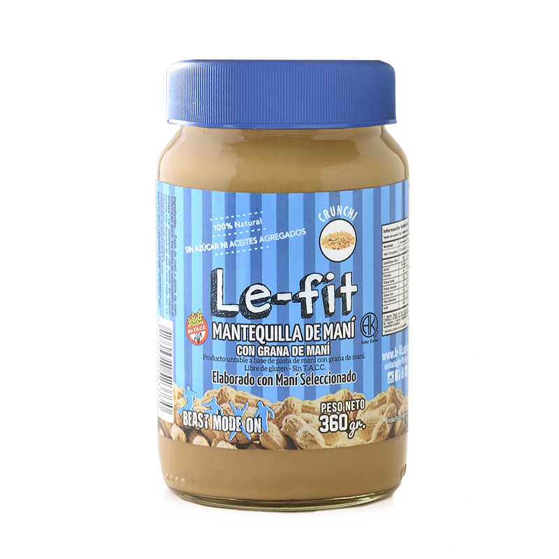 Pasta de mani CRUNCHY - LeFit