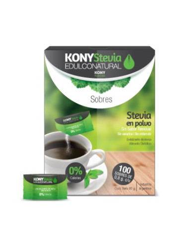 Caja x100 sobres - Stevia - Kony
