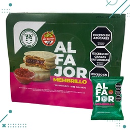 [252] Caja x12 alfajores - MEMBRILLO - Felices