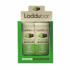 [506] Caja x12 barritas RAW - MENTA GRANIZADA - LadduBar