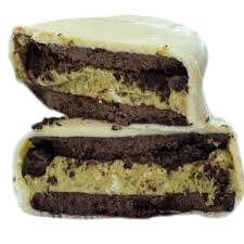 [1654] Caja x6u - Alfajor KETO PISTACHO y CHOCOLATE BLANCO - Vento