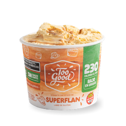 [2054] Helado BAJO en CALORIAS - SUPER FLAN - Too Good