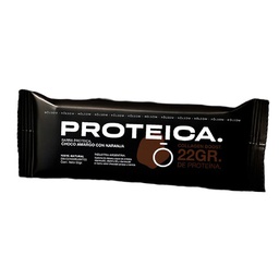 [3600] Caja x12 barritas proteicas - CHOCOLATE AMARGO c/NARANJA - Holsom