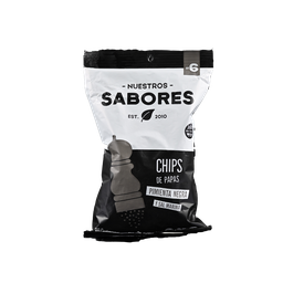 [29] Chips de PAPAS con PIMIENTA negra - Nuestros Sabores
